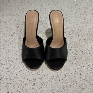 Chinese Laundry Black Mules Elegant Slide Shoes NWT